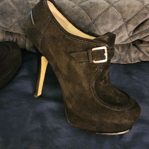 Black Suede Michael Kors Booties